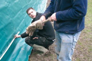 Klemmprofile anbringen